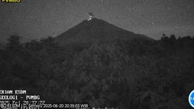 Gunung Semeru Erupsi, Tinggi Letusan Capai 700 Meter