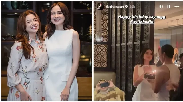 6 Potret Rizkina Nazar Kakak Rizky Nazar di Ultah Syifa Hadju, Hubungannya Dekat