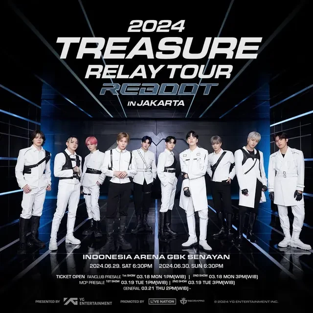 Antusiasme Treasure Menggelar Konser Relay Tour [Reboot]: Kami Sangat Bahagia Bertemu Teum...