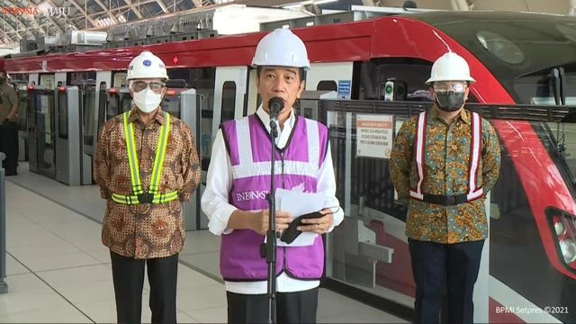 Jokowi Ingin LRT Buatan INKA Bisa Rambah Pasar Ekspor