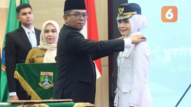 Gubernur Banten Lantik Istri Mendes Jadi Bupati Serang
