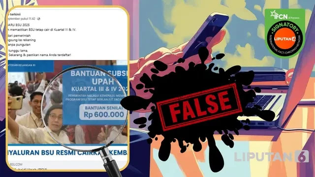 Cek Fakta: Tidak Benar Ini Link Pendaftaran BSU Kuartal 3 dan 4