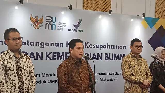 Erick Thohir Setor Data UMKM Binaan BUMN agar Kantongi Sertifikat BPOM