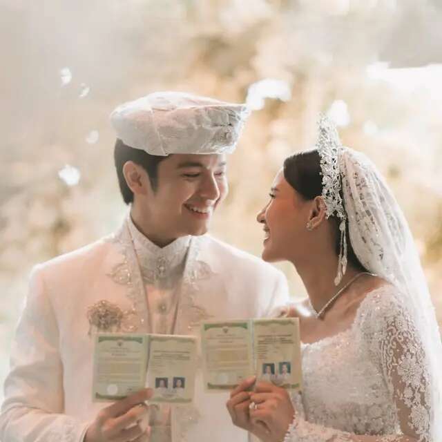 Angga Yunanda - Shenina Cinnamon Nikah, Zara Adhisty hingga Chicco Jerikho Beri Ucapan Sel...