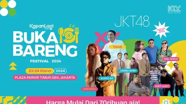 Lineup Kece di KapanLagi Buka Bareng 2024, Ada Tulus hingga JKT 48