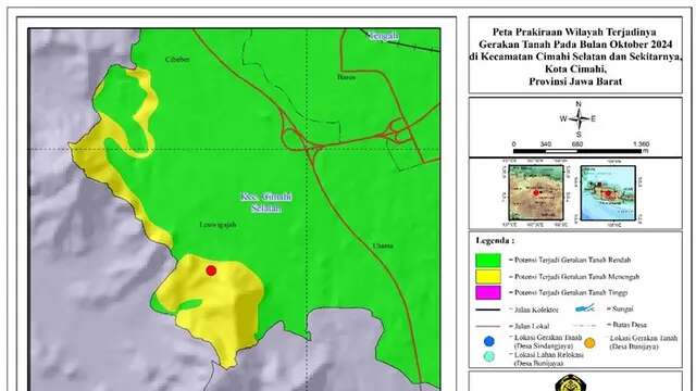 Gerakan Tanah di Kota Cimahi, Begini Kajian Teknis Badan Geologi