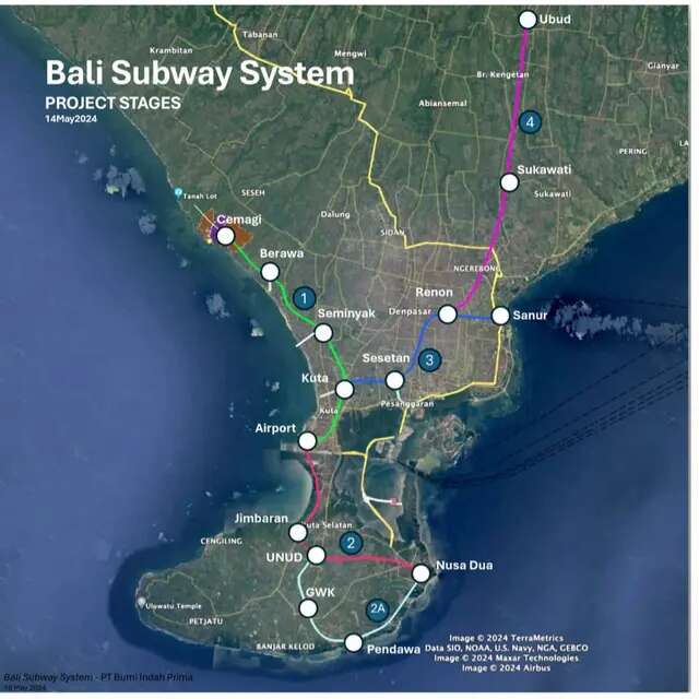 Harga Tiket LRT di Bali Bakal Dipatok Rp600 Ribu untuk Turis Asing Selama Seminggu