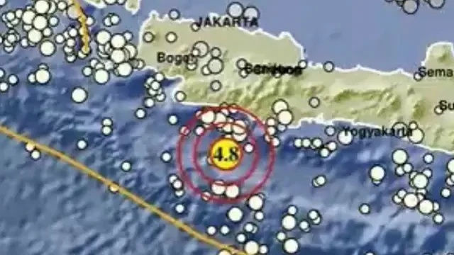 Gempa Magnitudo 4,8 Guncang Kabupaten Garut Jabar