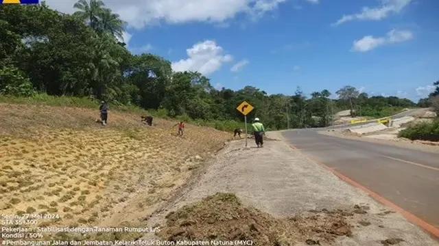 Bermodal Rp 95,3 Miliar, Jalan Teluk Buton-Klarik di Natuna Rampung Desember 2024