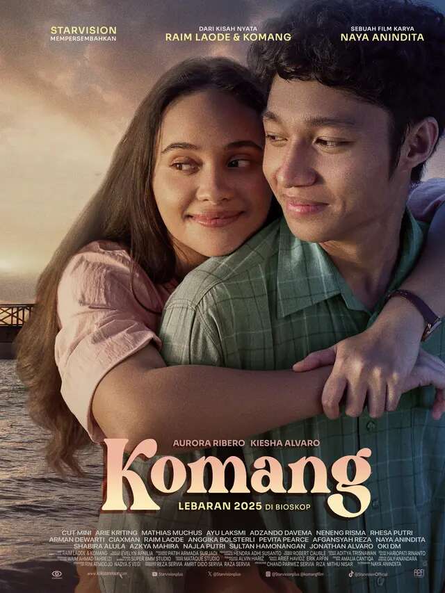 Film Komang Siap Tayang Lebaran 2025, Kisah Nyata Perjalanan Cinta dari Raim Laode dan Kom...