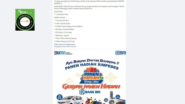 Daftar Hoaks yang Mencatut Bank BUMN, Simak Jika Tak Mau Rugi