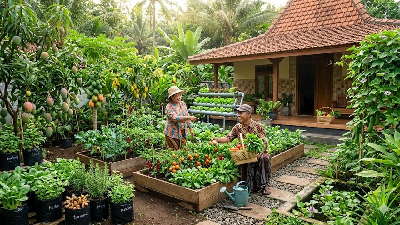 7 Ide Pekarangan Mandiri Pangan untuk Menemani Masa Pensiun, Lebih Sehat dan Hemat