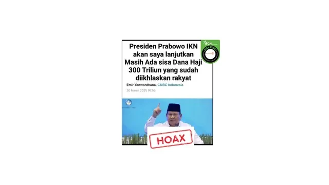 Deretan Hoaks Seputar Penggunaan Dana Haji, Simak Daftarnya