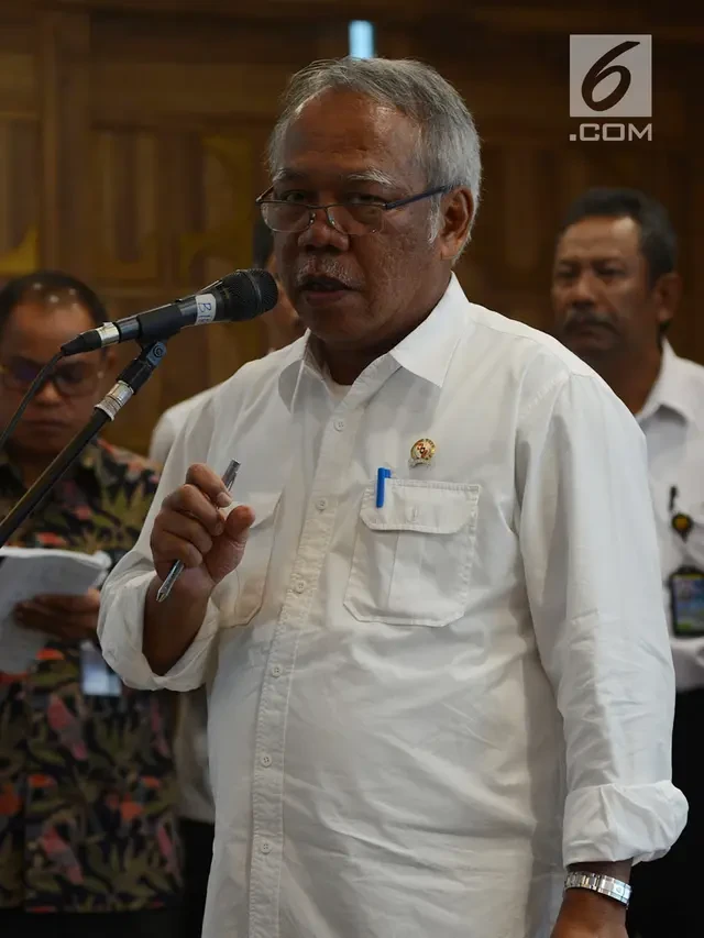 Menteri PUPR: Tak Mungkin Orang Hidup Nyaman Tanpa Air