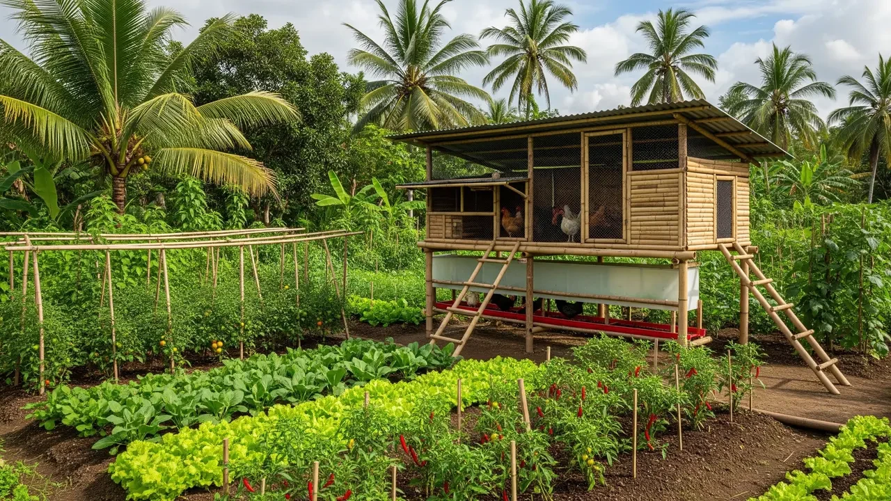 7 Cara Membuat Kebun Sayur yang Mendapat Pupuk Gratis dari Ternak