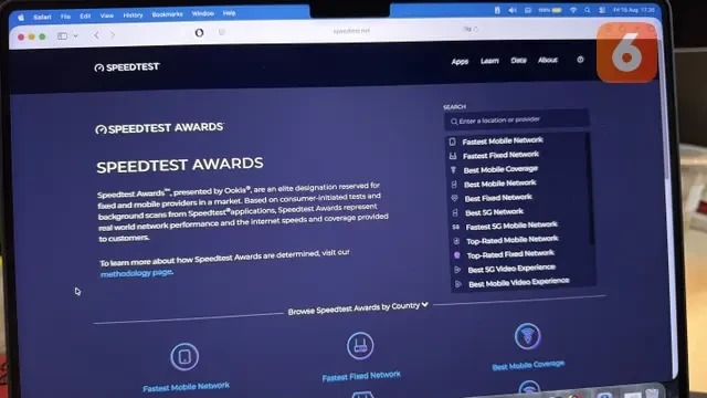 Ini Pemenang Ookla Speedtest Awards 2025 di Indonesia, Siapa Penyedia Internet Paling Ngeb...
