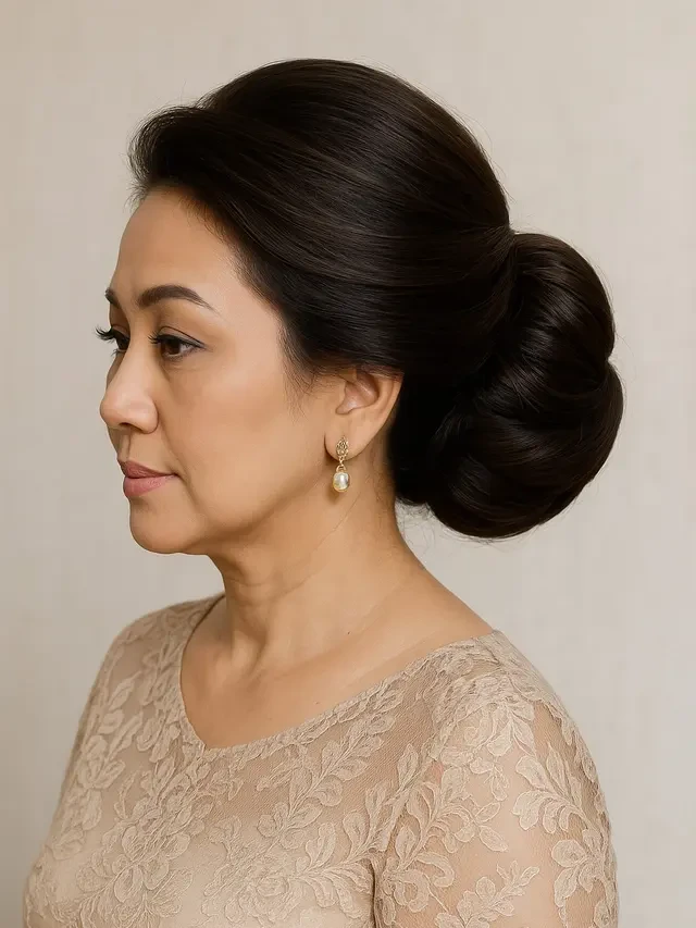 7 Model Sanggul Modern Ibu-ibu Paling Populer, Anggun di Segala Acara