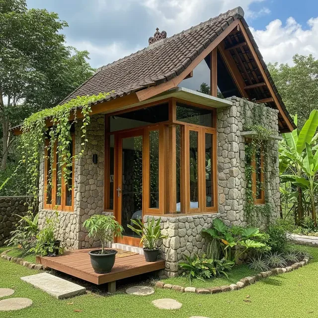 12 Inspirasi Desain Rumah Mungil Ala Villa, Nyaman & Estetik di Lahan Terbatas