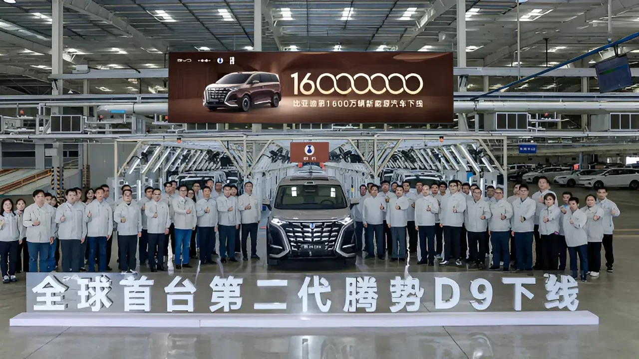 Cetak Rekor, Produksi Kendaraan Listrik BYD Tembus 16 Juta Unit