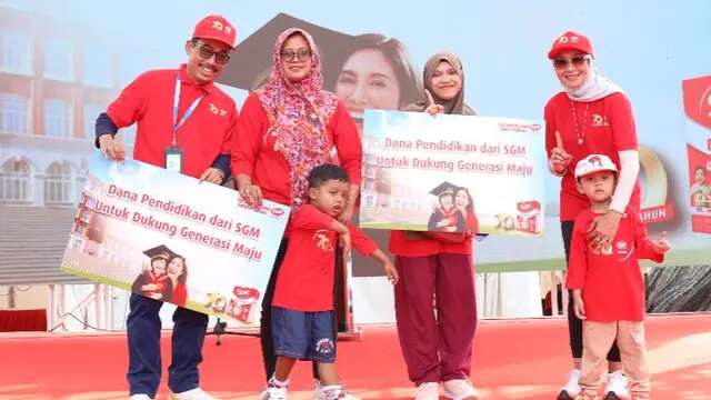 SGM Berikan Dukungan Dana Pendidikan untuk 70 Anak Indonesia dalam Perayaan 70 Tahun