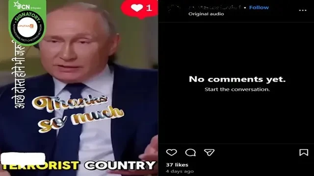 Cek Fakta: Tidak Benar dalam Video ini Presiden Rusia Vladimir Putin Sebut Pakistan Negara...