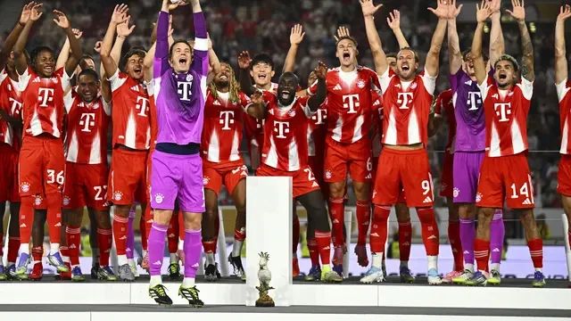 Bayern Munchen Angkat Piala Super Jerman, Kane Catat Gol ke-86, Luis Diaz Berikan Tribot u...