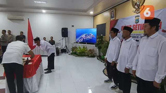 Belasan Eks Simpatisan ISIS dan Jamaah Islamiyah di Poso Berikrar Setia kepada NKRI