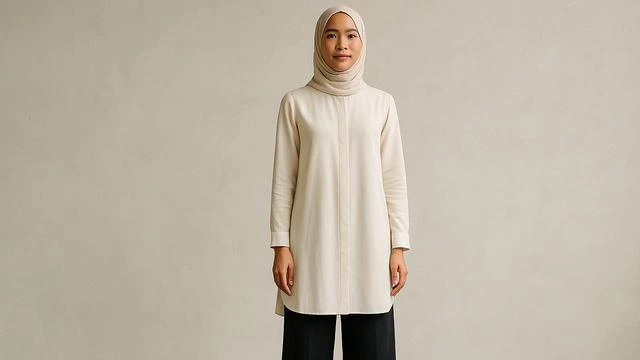 Blouse dan Kulot Nuansa Earth Tone, Rahasia Tampil Menawan dengan Hijab Sederhana