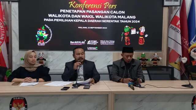 KPU Tetapkan 3 Paslon Peserta Pilkada Kota Malang 2024 Meski Panen Tanggapan Masyarakat