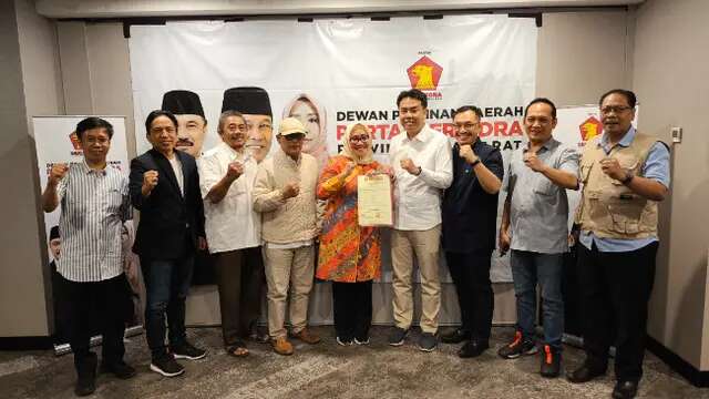 Dapat Rekom Gerindra, Pasangan Eti-Suhendrik Akan Deklarasi Sebelum Daftar ke KPU Kota Cir...