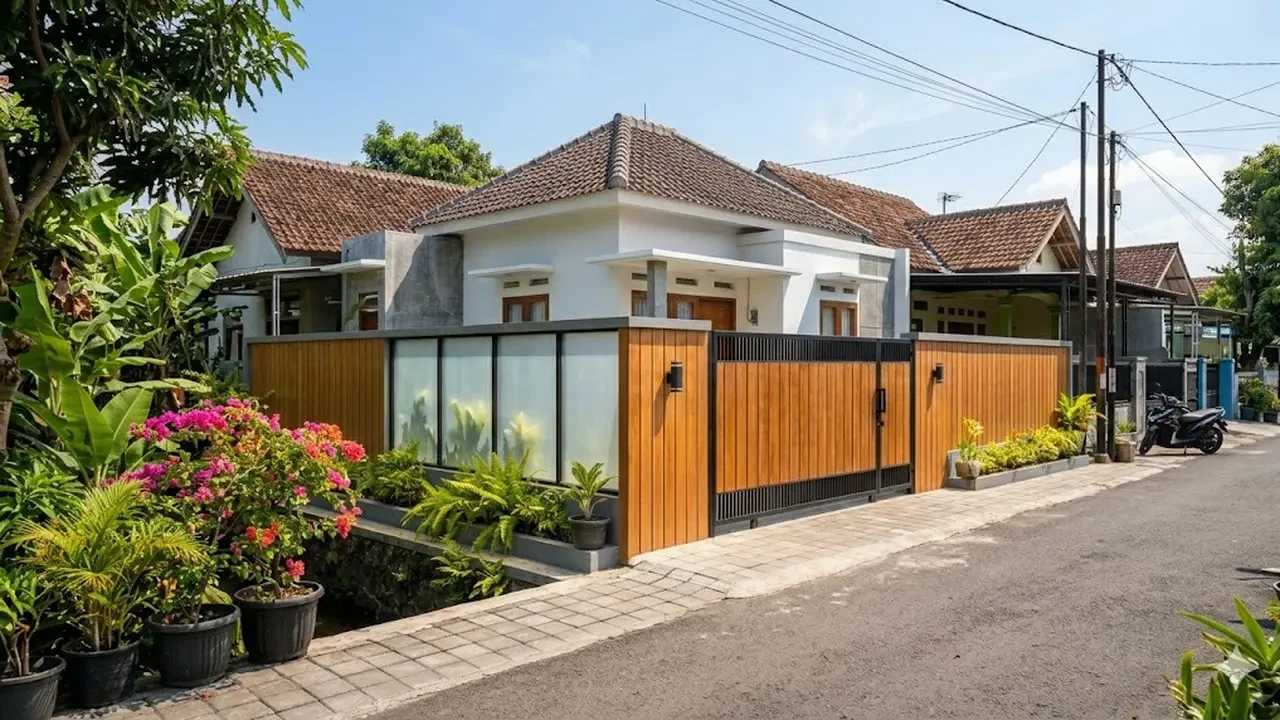 8 Inspirasi Pagar Rumah Kecil yang Tetap Terang Tanpa Mengurangi Privasi, Anti Sumpek