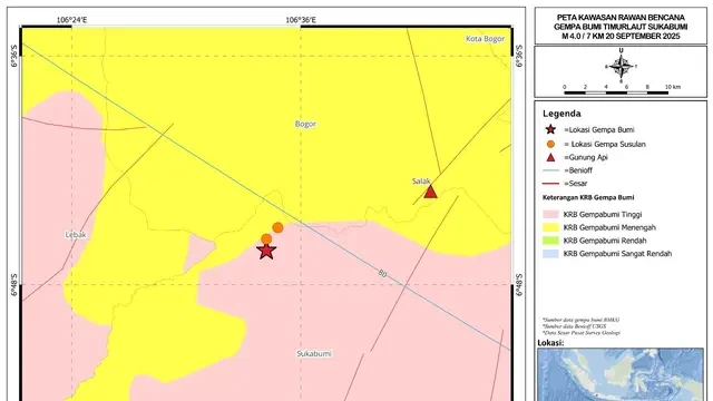 Rentetan Gempa Sukabumi Dipicu Sesar Aktif, Ini Imbauan untuk Warga