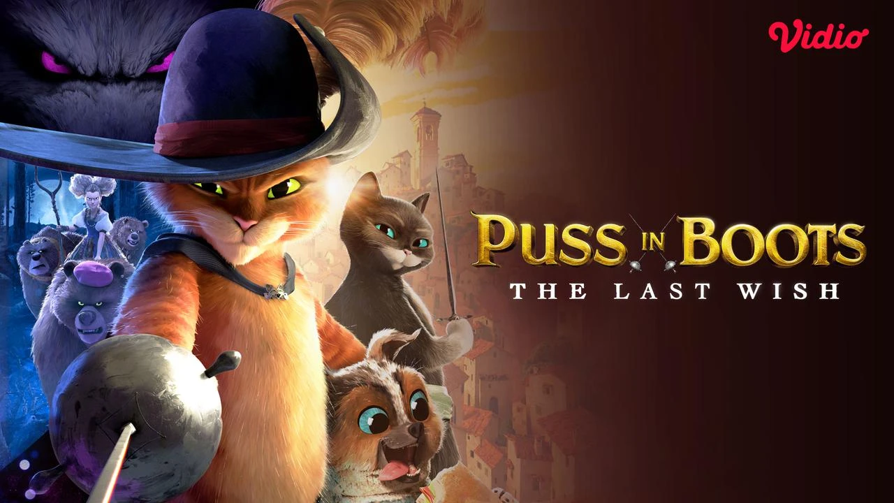 Film Puss in Boots: The Last Wish di Vidio: Puss Tampil Emosional & Menegangkan Menant...