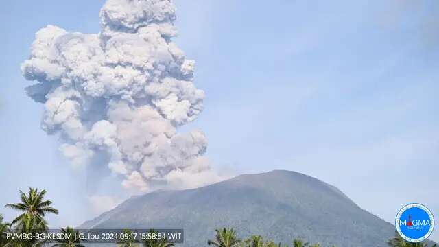 Gunung Ibu Kembali Erupsi, Masyarakat Diingatkan Tak Terpancing Hoaks