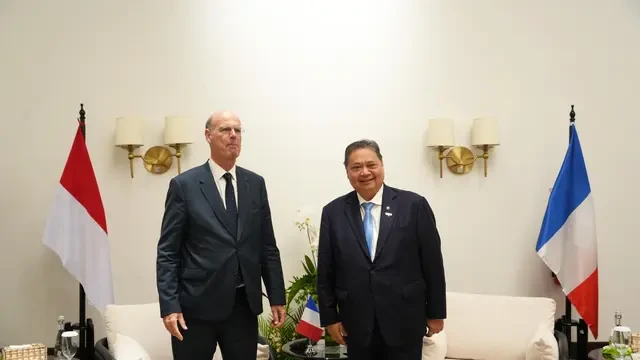 Menko Airlangga Bertemu Menteri Ekonomi Prancis, Bahas Danantara hingga IEU CEPA