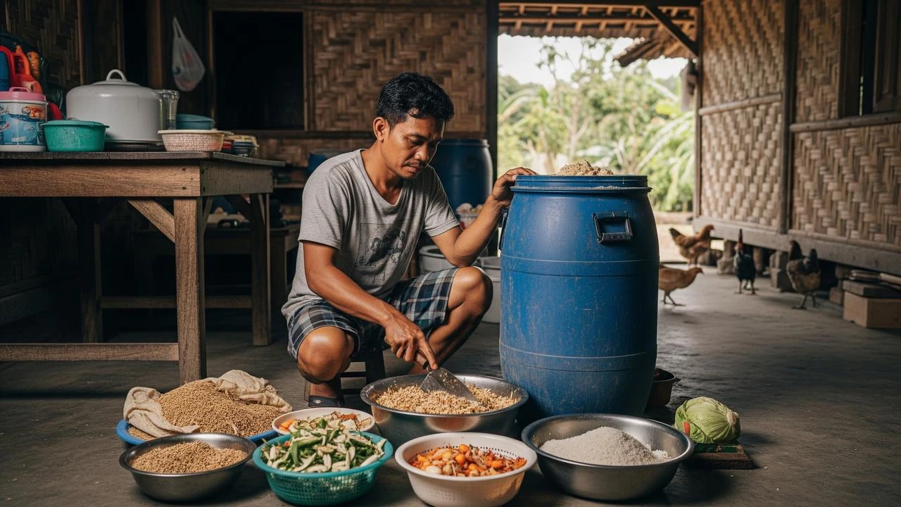 Cara Membesarkan Ayam Kampung dengan Bahan Pakan dari Dapur, Hemat Biaya