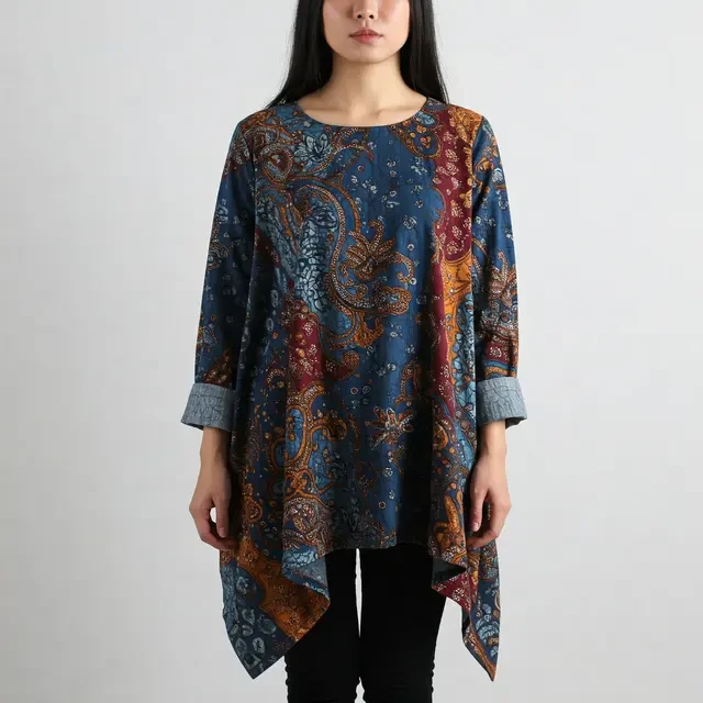 5 Model Baju Batik Atasan Wanita Lengan Panjang Modern 2025, Jadi Rekomendasi dan Wajib Di...