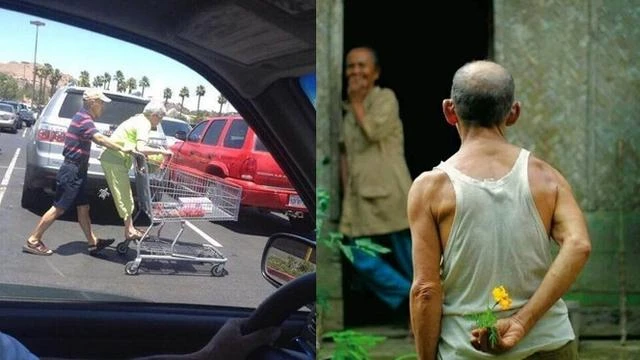 Tetap Mesra, 6 Foto Ini Jadi Bukti Cinta Sejati Kakek Nenek Tak Pernah Luntur