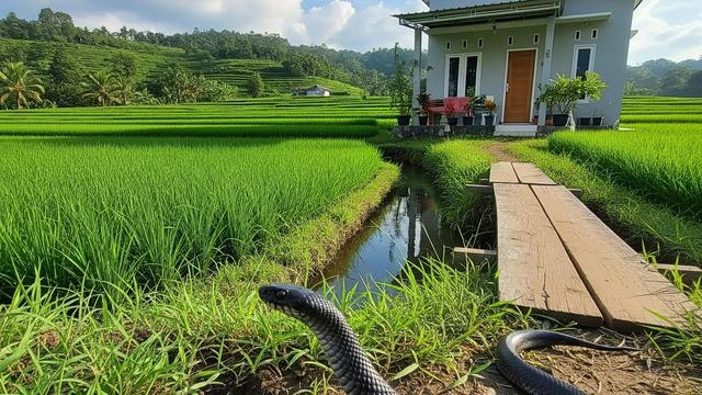 Ciri-Ciri Sarang Ular di Sekitar Rumah yang Dekat Sawah, Jangan Diabaikan