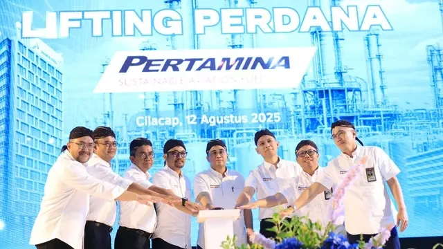 Tonggak Sejarah Baru! Kilang Pertamina Internasional Lifting Perdana Bioavtur Berbahan Min...