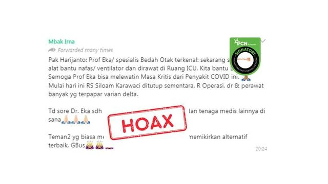 Cek Fakta: Tidak Benar RS Siloam Lippo Karawaci Tutup Layanan Akibat Banyak Karyawan Terpa...
