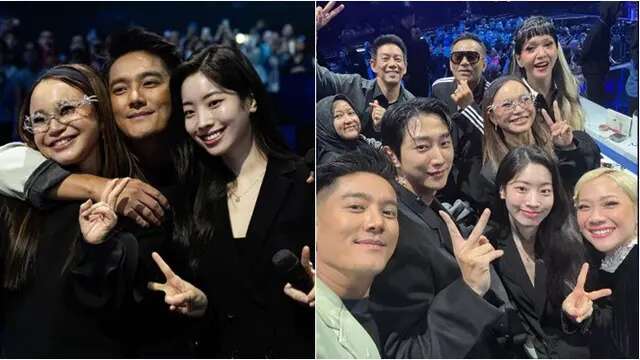 6 Potret Jinyoung dan Dahyun Bareng Seleb Indonesia, Promosi Film di Jakarta