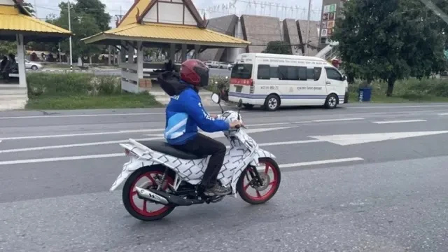 Suzuki Smash Masih Eksis, Model Barunya Tertangkap Kamera Lagi Uji Jalan