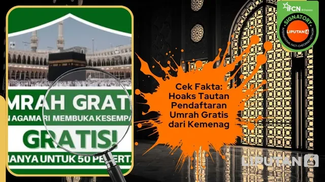 Cek Fakta: Hoaks Tautan Pendaftaran Umrah Gratis dari Kemenag