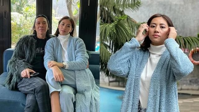 Terpaut Usia 17 Tahun, Ini 6 Potret Reny Setiawati Istri Bimbim Slank