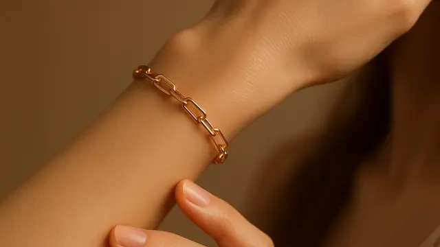 8 Model Gelang Emas Paperclip Chain (Rantai Tipis) 5 Gram 18 Karat, Pilihan untuk Tampil M...