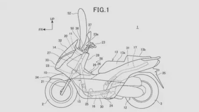 Honda Mulai Patenkan Desain Airbag untuk Motor