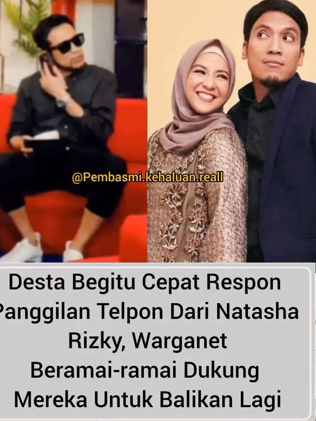 Desta dan Natasha Rizky Didoakan Netizen Balikan Lagi Usai Ketahuan Teleponan saat Syuting...