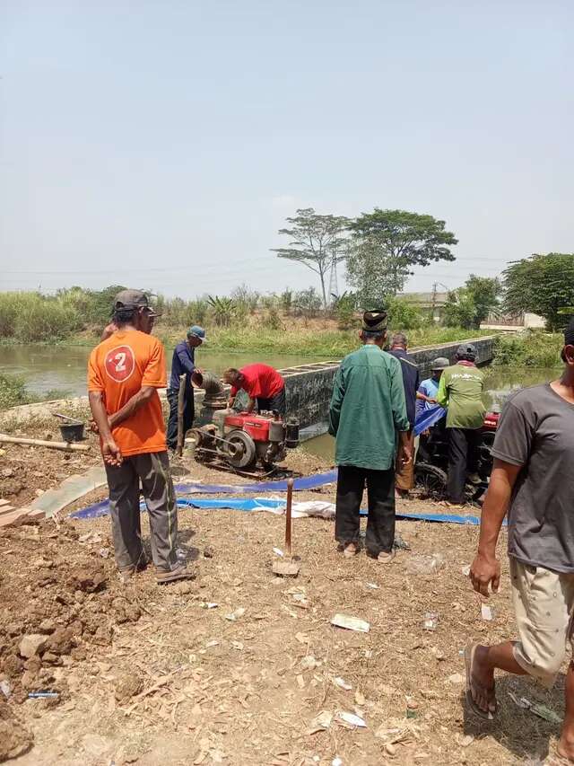 Atasi Kekeringan Parah, Kementan Lakukan Pompanisasi di Subang