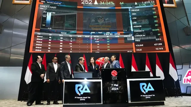 Penyedia Layanan Internet DATA Resmi Melantai di Bursa, Lepas 275 Juta Saham